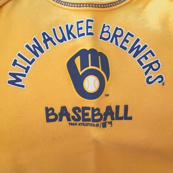 NWOT Milwaukee Brewers MLB Onesie Bodysuit Sz 12M - Picture 3 of 6